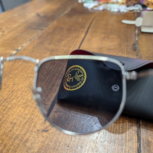 HEXAGONAL FLAT LENSES RAY BANS - Picture 4 of 6